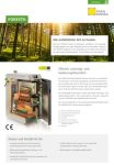 Produktinfoblatt FORESTA Holzheizung