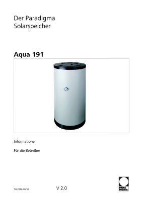 Solarspeicher Aqua 191