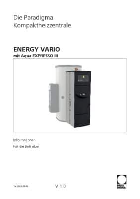 ENERGY VARIO mit AquaEXPRESSO III
