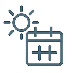 Sparschwein-Icon, das Kosteneffizienz der Wärmepumpe symbolisiert