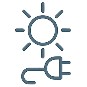 Icon, das Effizienz symbolisiert