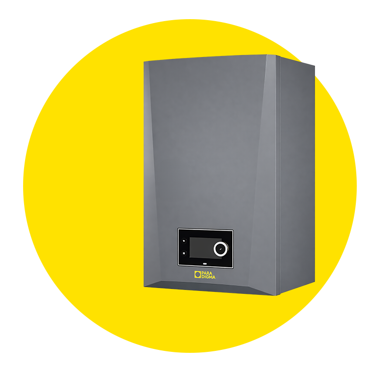 PMI auf einem gelben Kreis von der Marke Paradigma